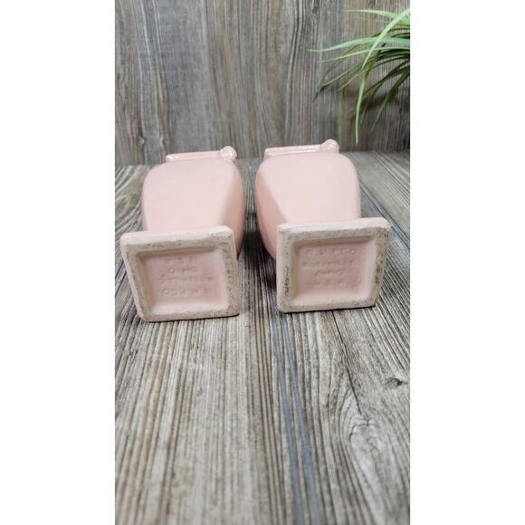 2 Vintage RRP Pink Floral Vases, Robinson Ransbottom - Picture 5 of 6
